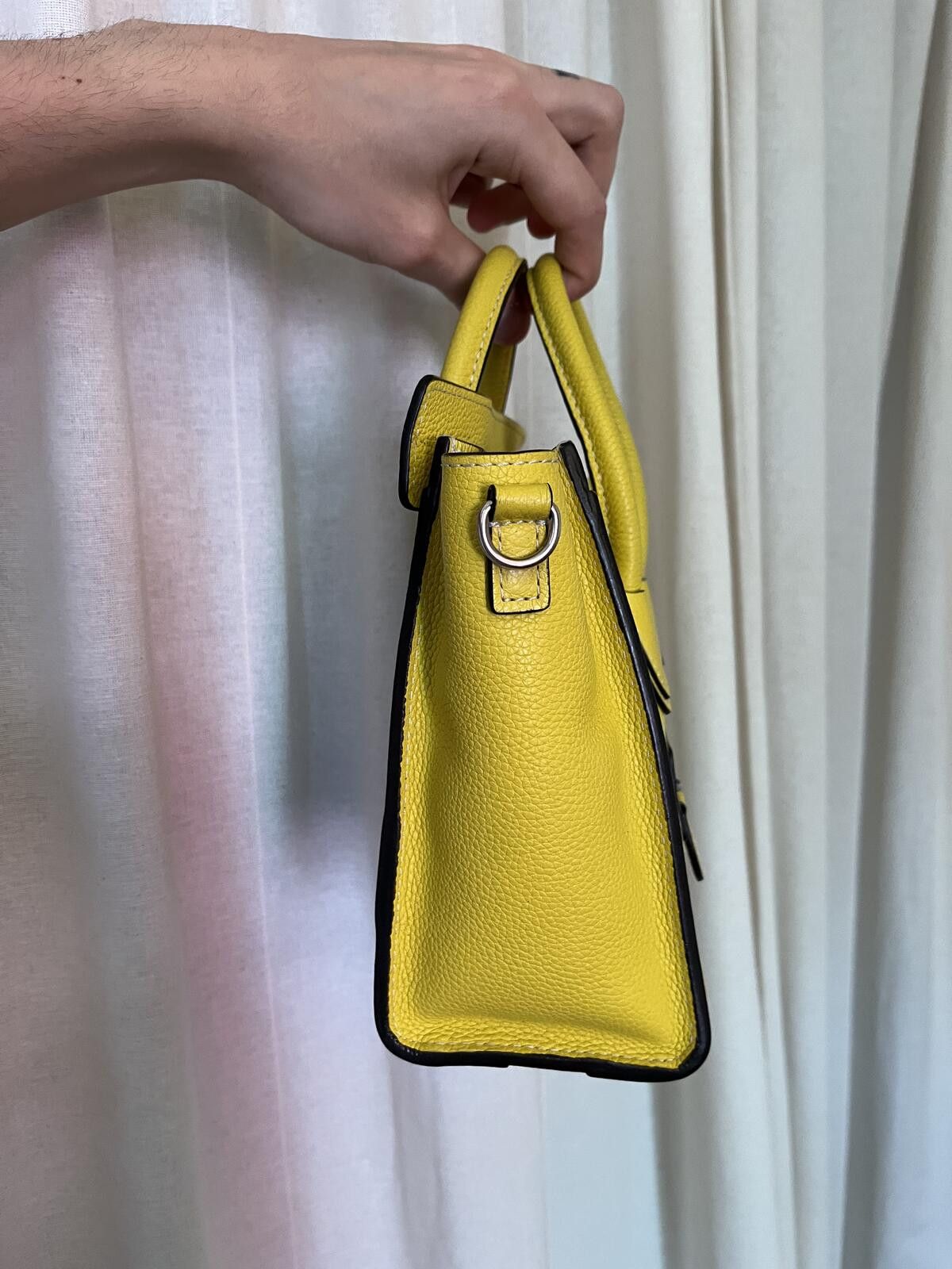 Celine CELINE PHOEBE PHILO 2011 YELLOW NANO LUGGAGE TOTE BAG Size ONE SIZE - 7 Thumbnail