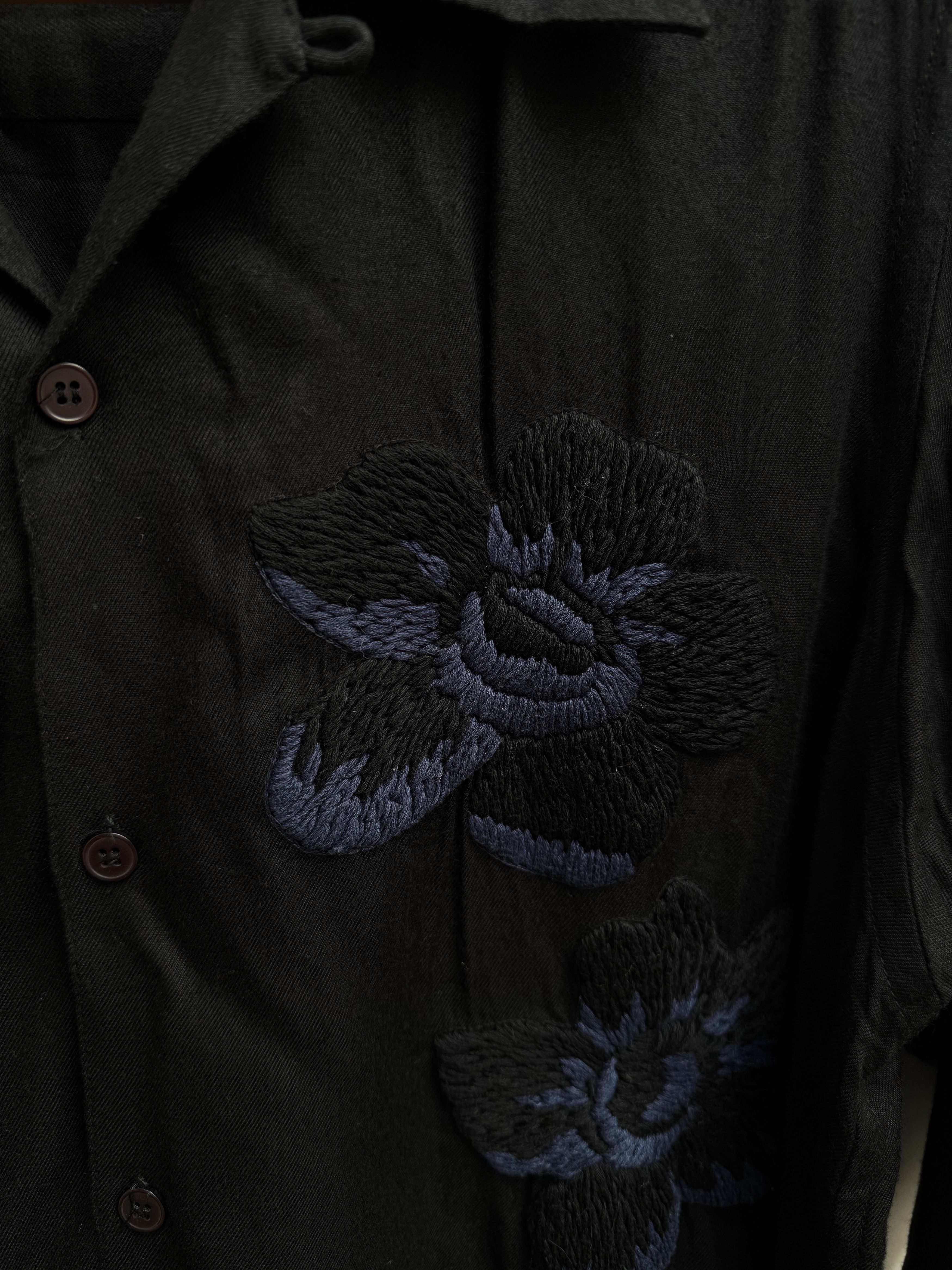 NOMA t.d Rayon embroidered shirt Size US M / EU 48-50 / 2 - 2 Thumbnail