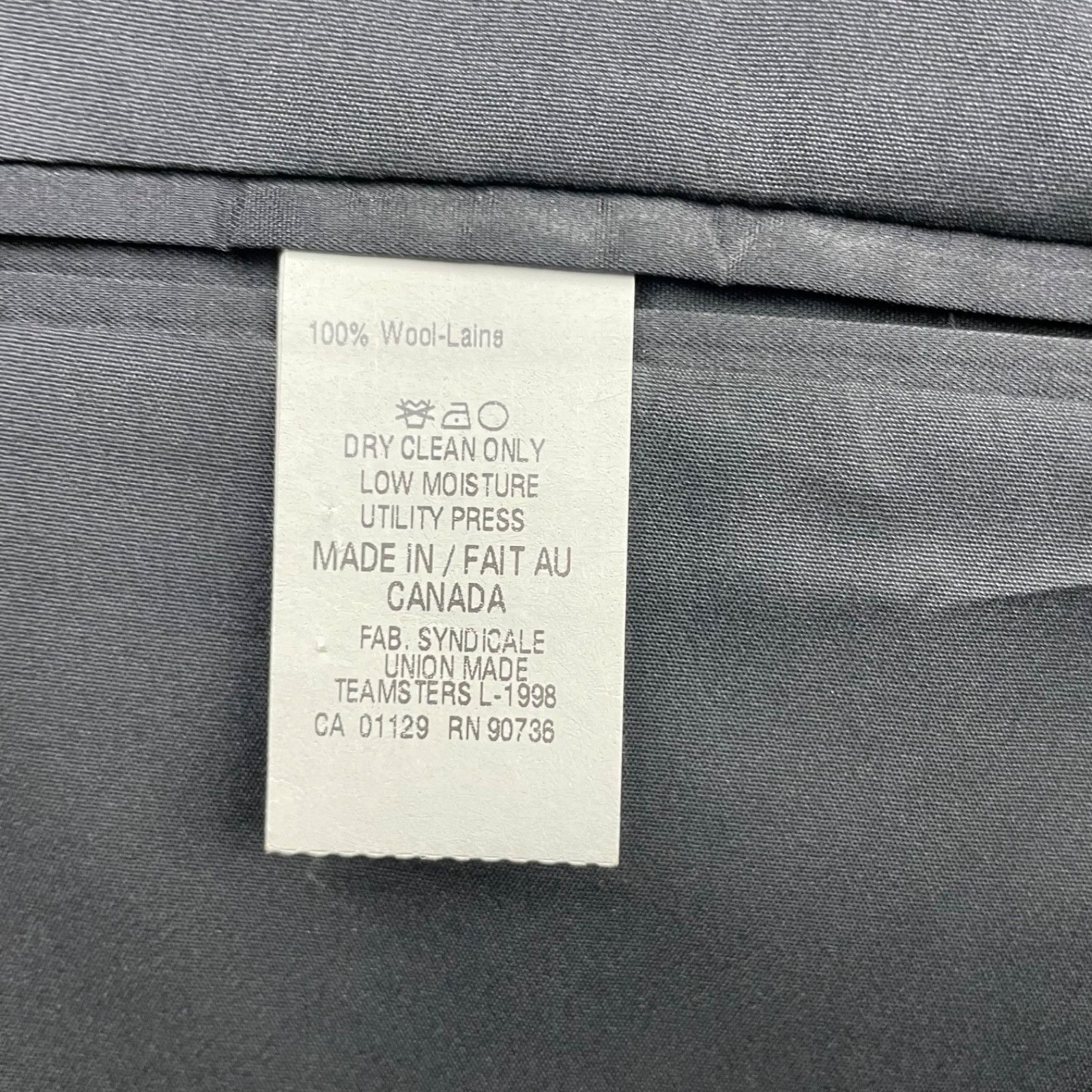 Lauren Ralph Lauren Ralph Lauren LRL Men's 100% Wool 2-Button Blazer Black • 46R Size 46R - 7 Thumbnail