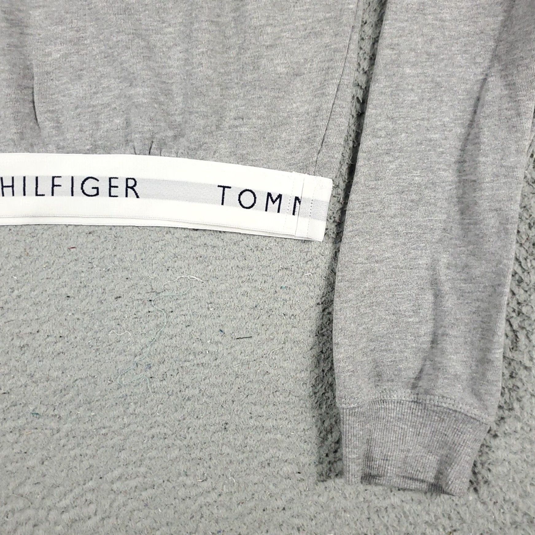 Tommy Hilfiger Tommy Hilfiger Hoodie Women's Medium Gray Pullover Sweatshirt Cotton Blend Size M / US 6-8 / IT 42-44 - 5 Thumbnail