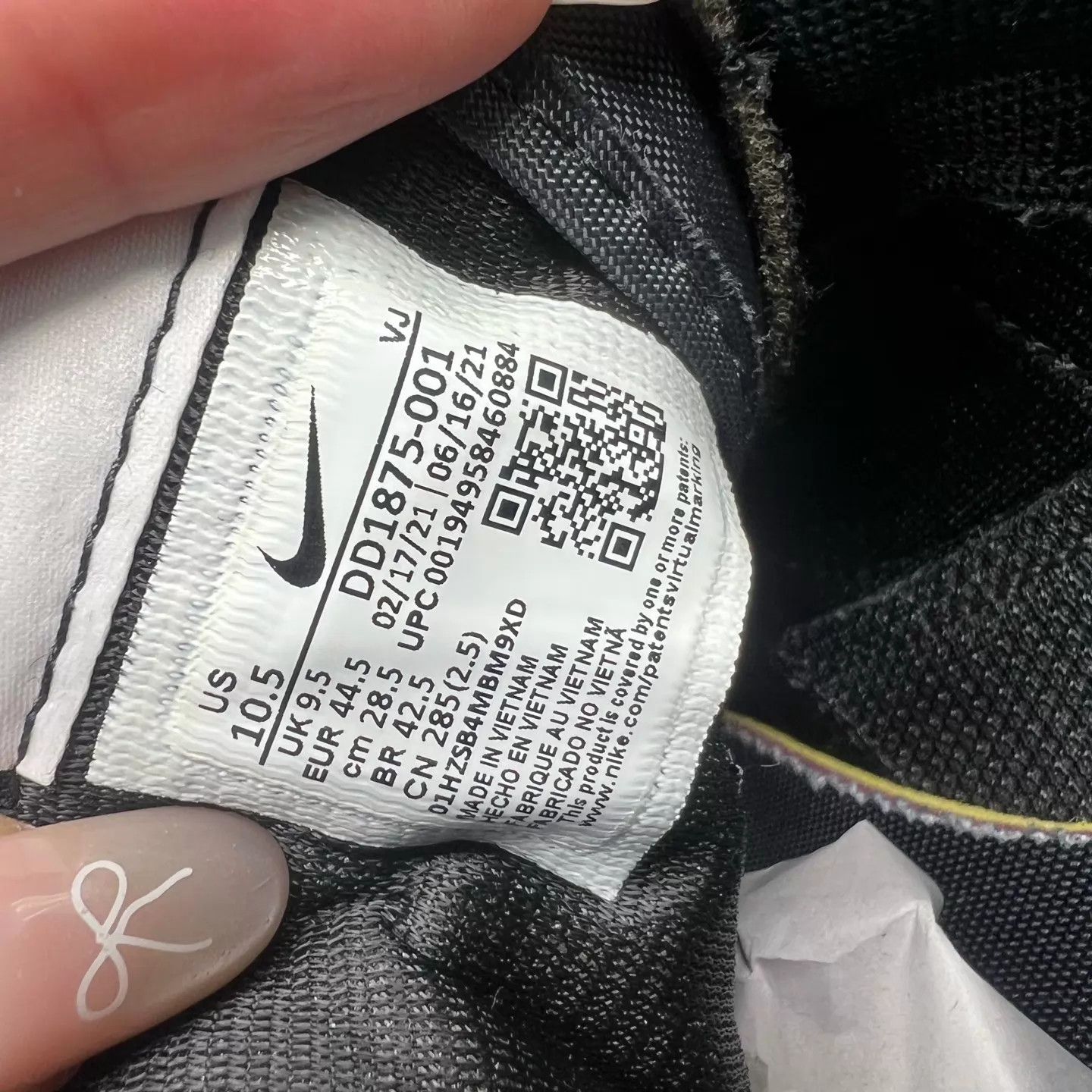 Nike Nike sacai vaporwaffle black gum 44.5 99 new w/ box Size US 11.5 / EU 44-45 - 7 Thumbnail