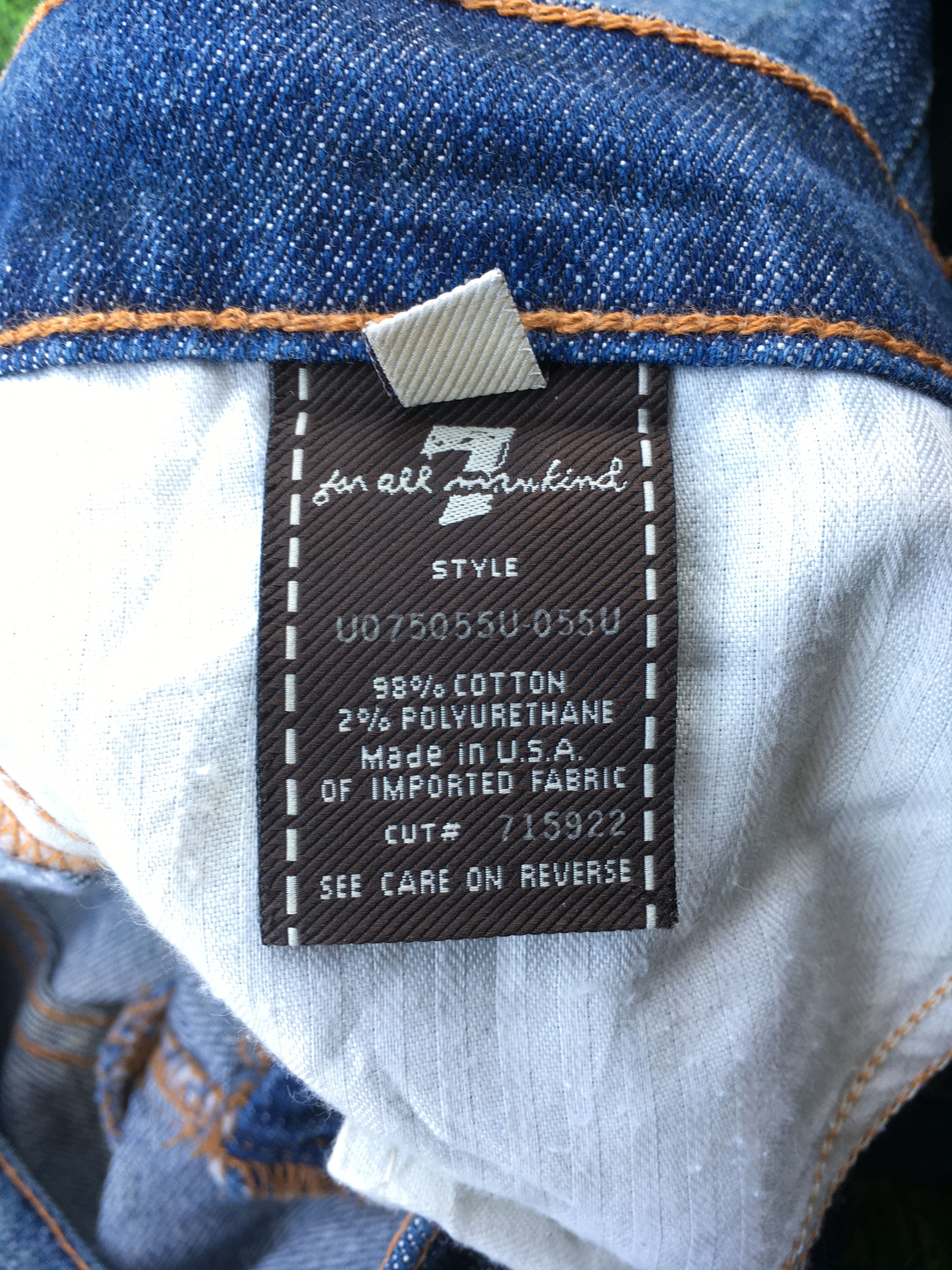 Designer × Jean Distressed Faded Blue Bootcut Jeans D-950 Size 28" / US 6 / IT 42 - 13 Thumbnail