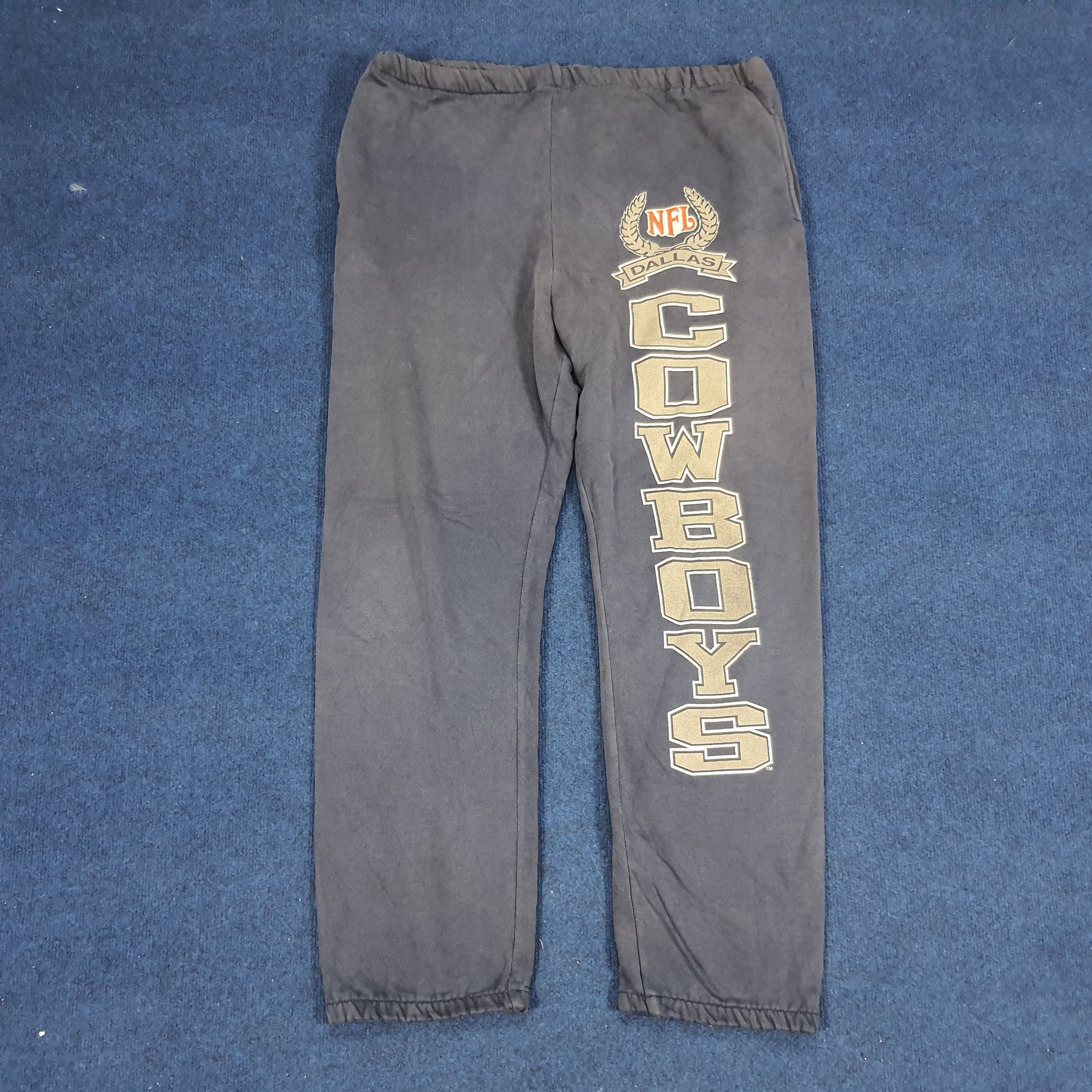 NFL × Vintage Vintage Nutmeg NFL Dallas Cowboys Sweatpants Size US 36 / EU 52 - 1 Thumbnail