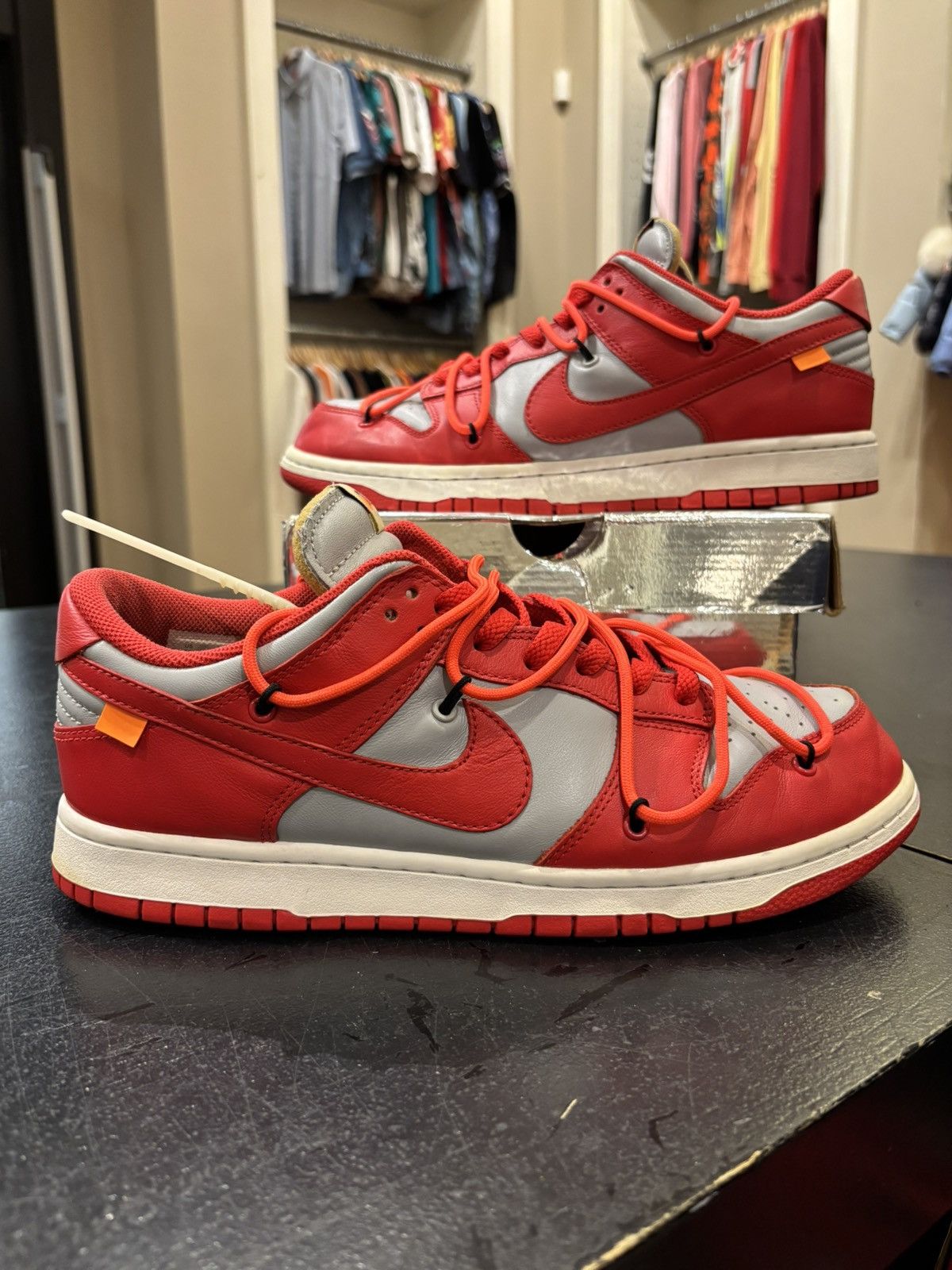Nike × Off-White Nike dunk off white university red Size US 10 / EU 43 - 2 Thumbnail