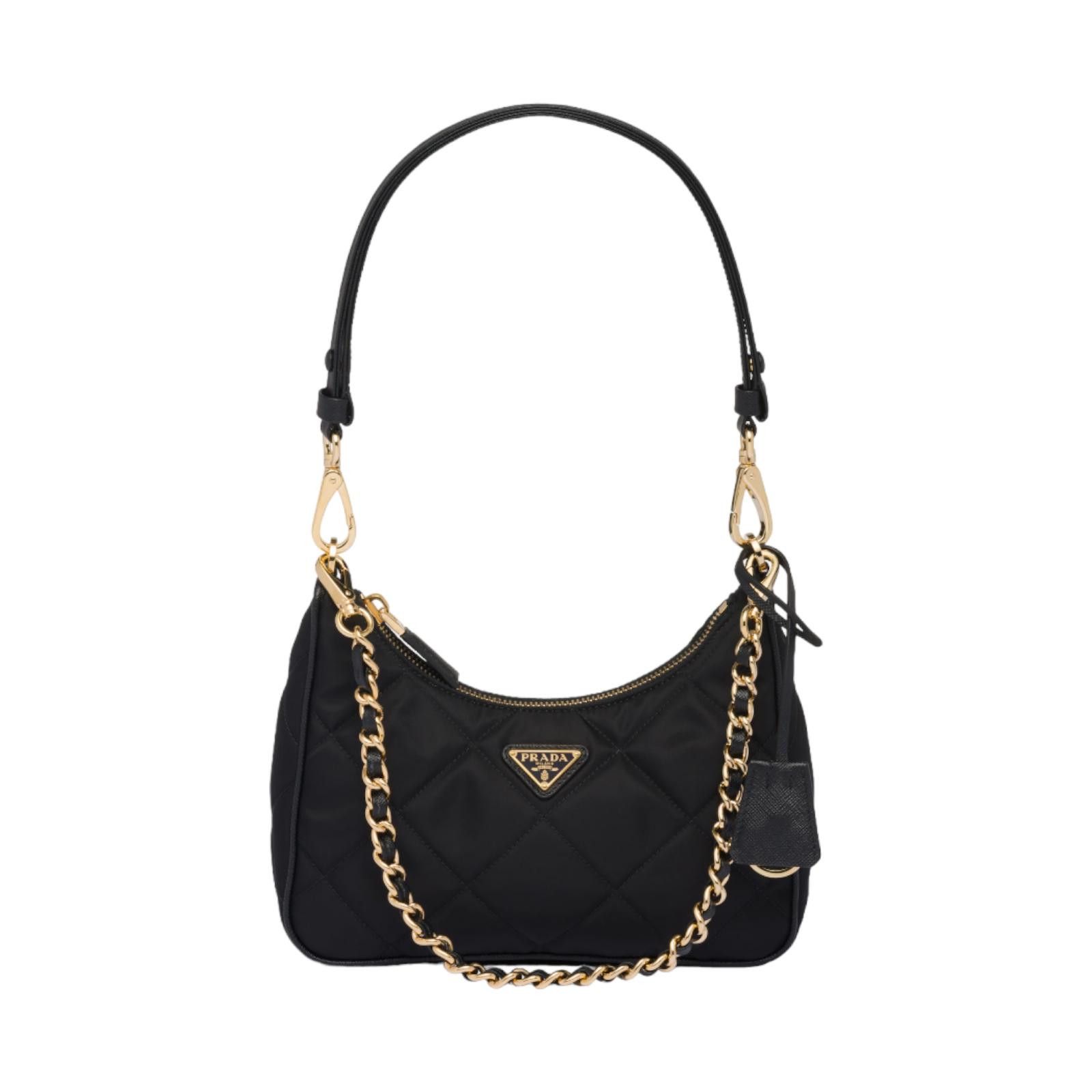 Prada Re-Edition 1995 Chaîne Re-Nylon Mini-Bag in Black, Women's