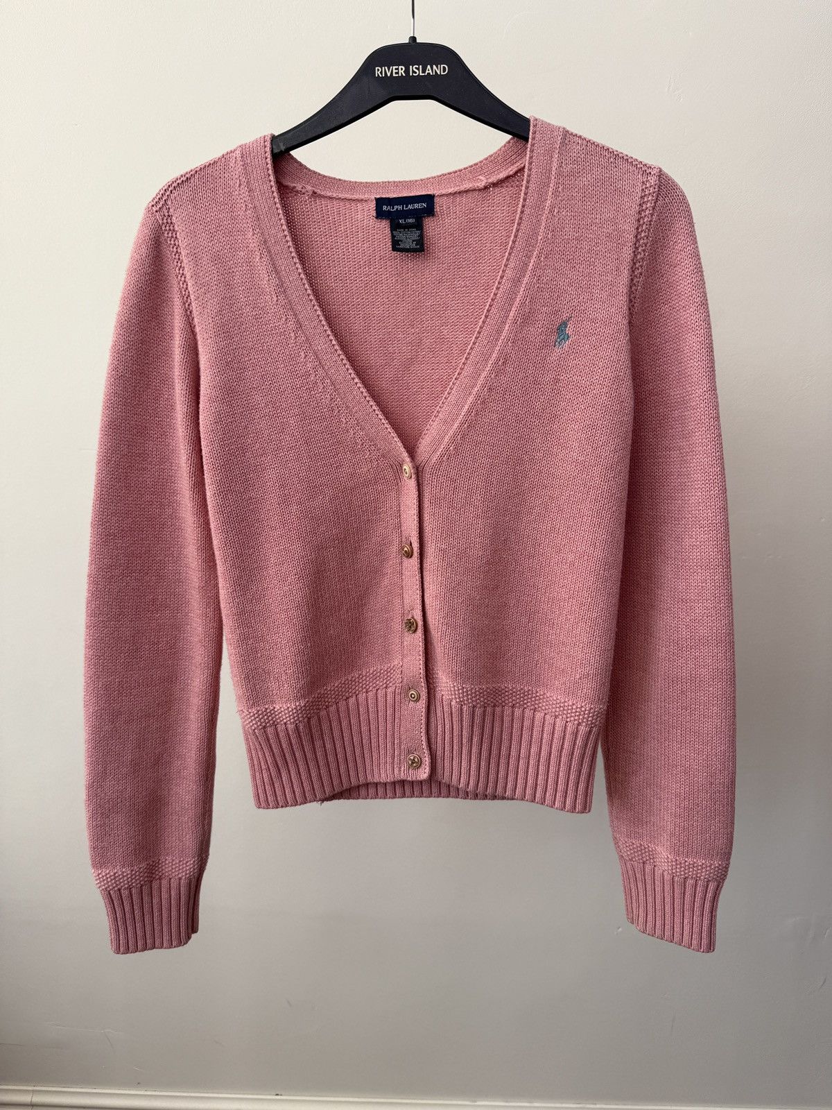 Ralph Lauren Vintage Ralph Lauren Women Pink Knit Button Cardigan Sweater Size S / US 4 / IT 40 - 2 Thumbnail