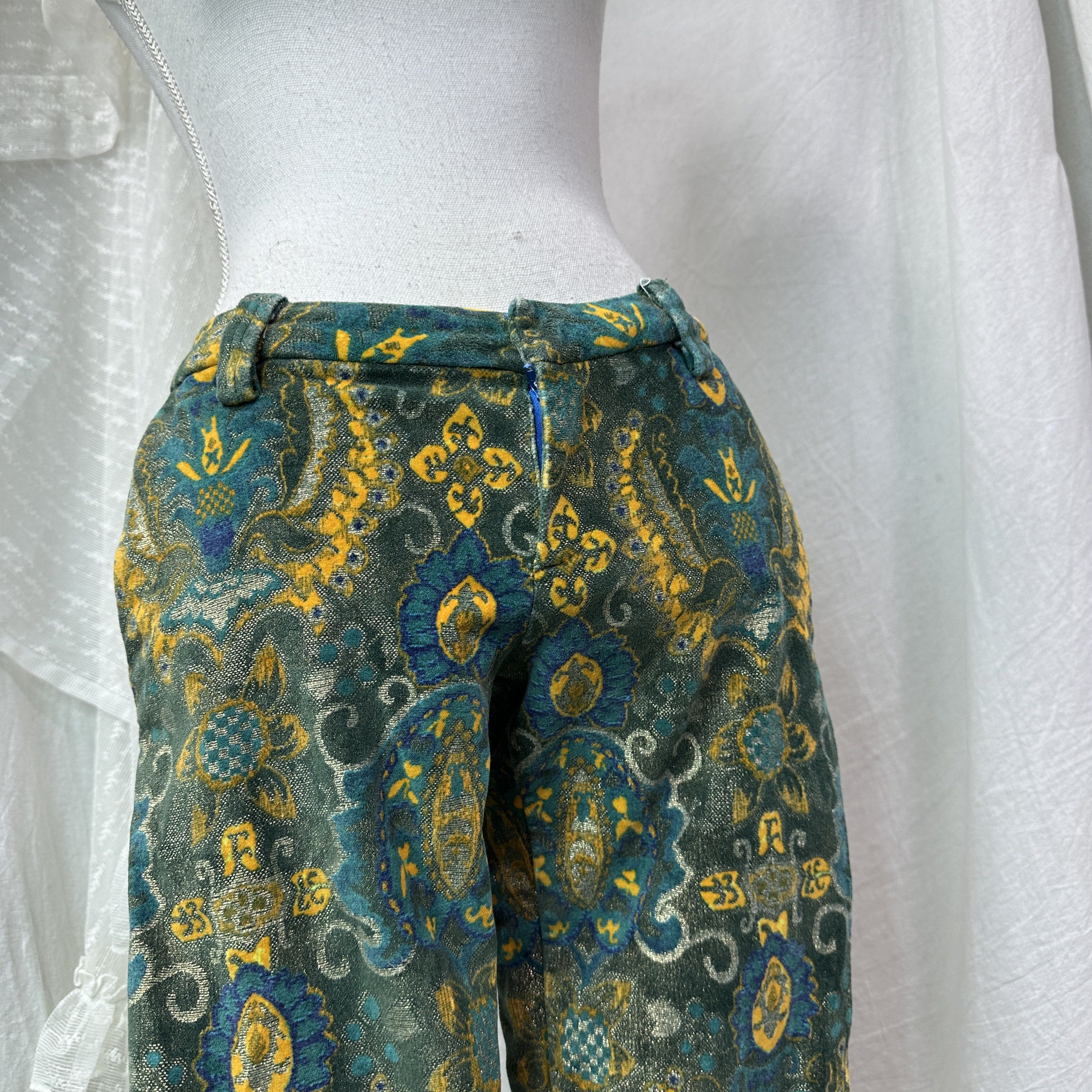 Miss Sixty VVintage Miss Sixty Ruched Jacquard Fullprint Jeans Y2K Size 29" - 7 Thumbnail