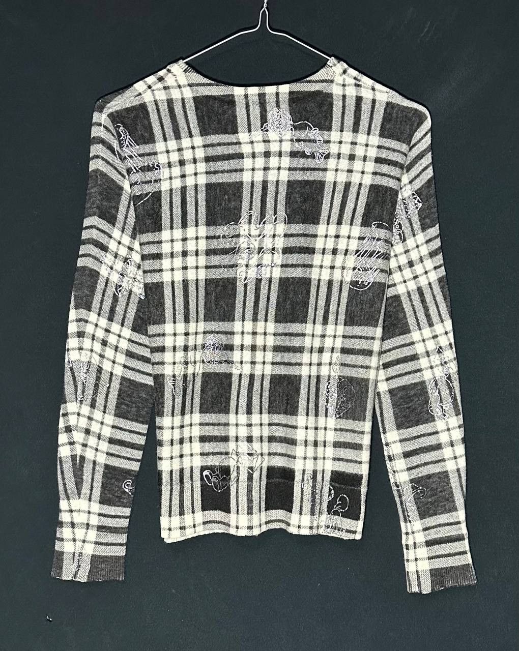 Zadig & Voltaire Zadig Voltaire Deluxe Cashmere Print Embellished Sweater Size M / US 6-8 / IT 42-44 - 9 Thumbnail