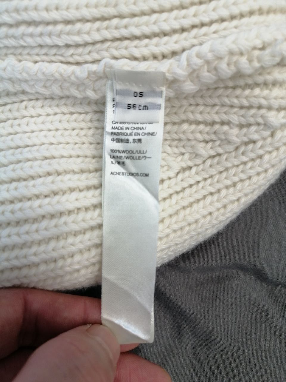 Acne Studios Acne Studios LARGE FACE LOGO BEANIE Size ONE SIZE - 6 Thumbnail