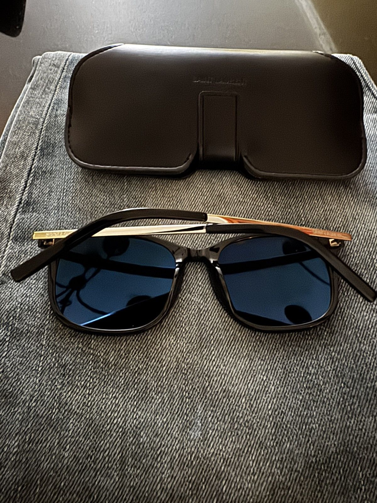 Saint Laurent Paris Saint Laurent Paris SL111 / F001 black/Silver Size ONE SIZE - 5 Thumbnail