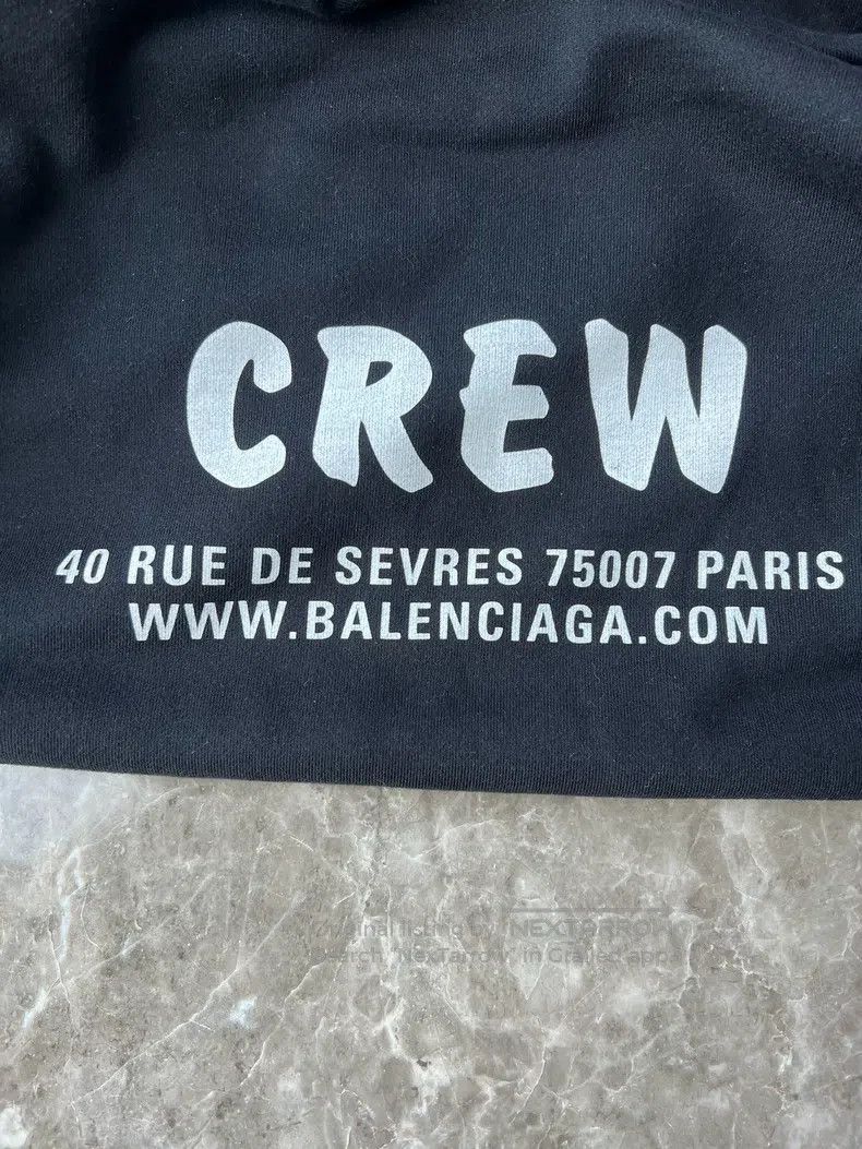 Balenciaga Balenciaga Crew Hoodie, Size XS Size US XS / EU 42 / 0 - 6 Thumbnail