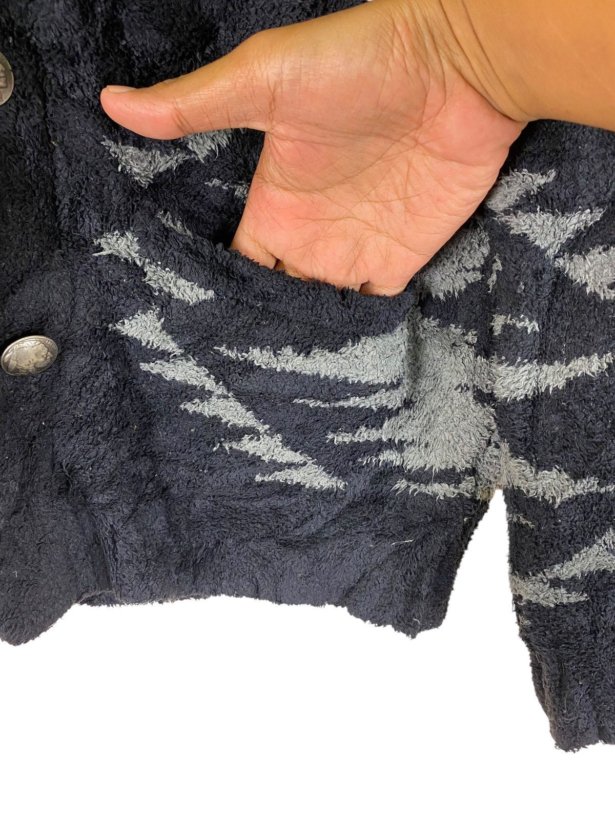 Japanese Brand Japanese Brand Stooge & Co Navajo Motif Sherpa Cardigan Size US M / EU 48-50 / 2 - 6 Thumbnail
