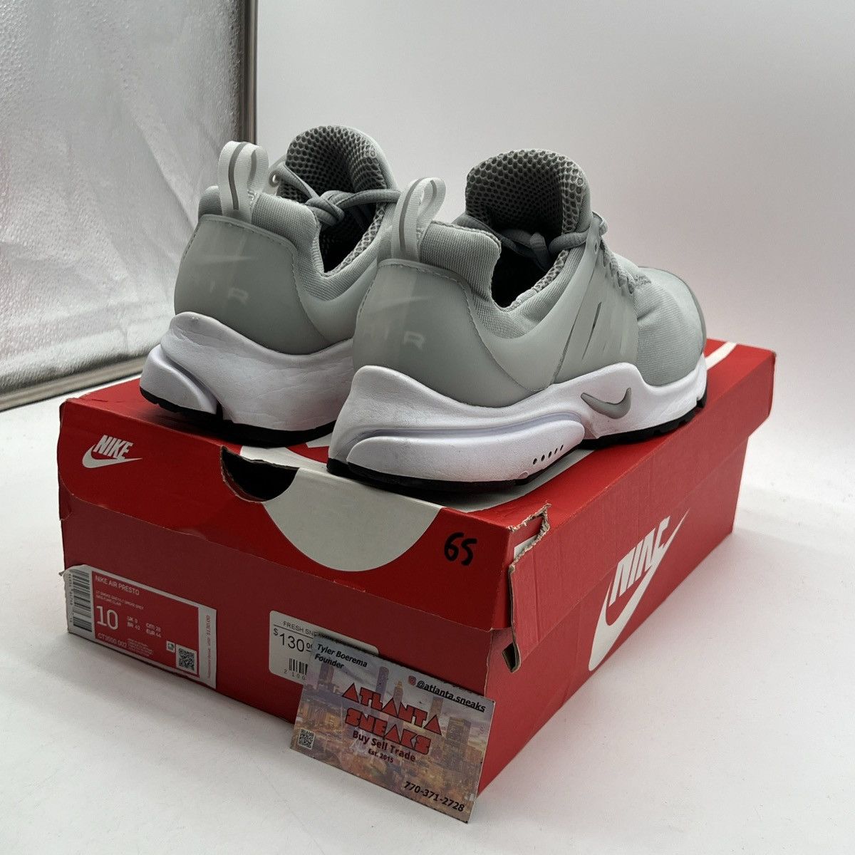Nike Air presto light smoke grey Size US 10 / EU 43 - 5 Thumbnail