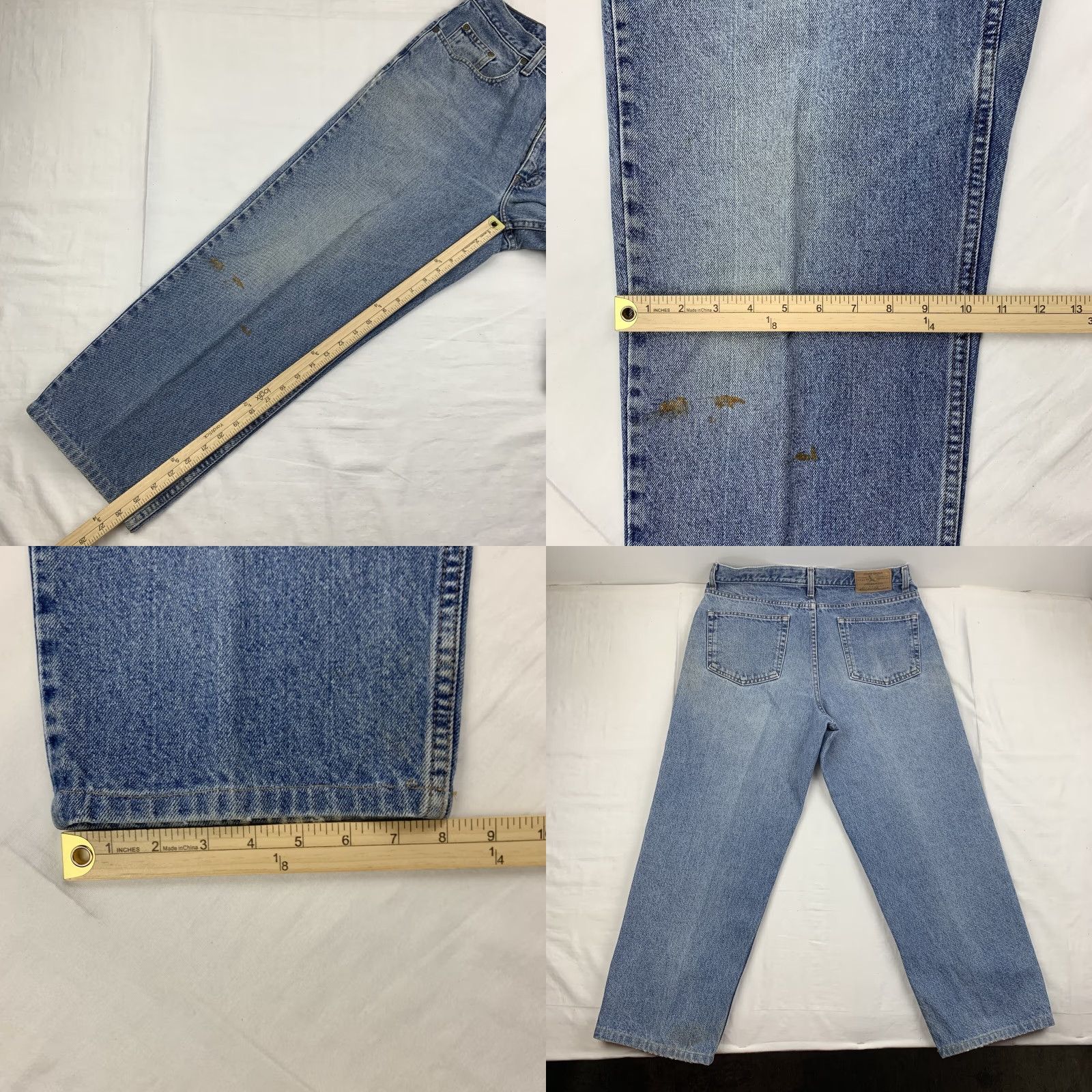 Eddie Bauer VINTAGE Eddie Bauer Jeans Adult 34 Blue Relaxed Fit Straight Leg 90s Y2K Mens Jeans Size US 34 / EU 50 - 8 Thumbnail