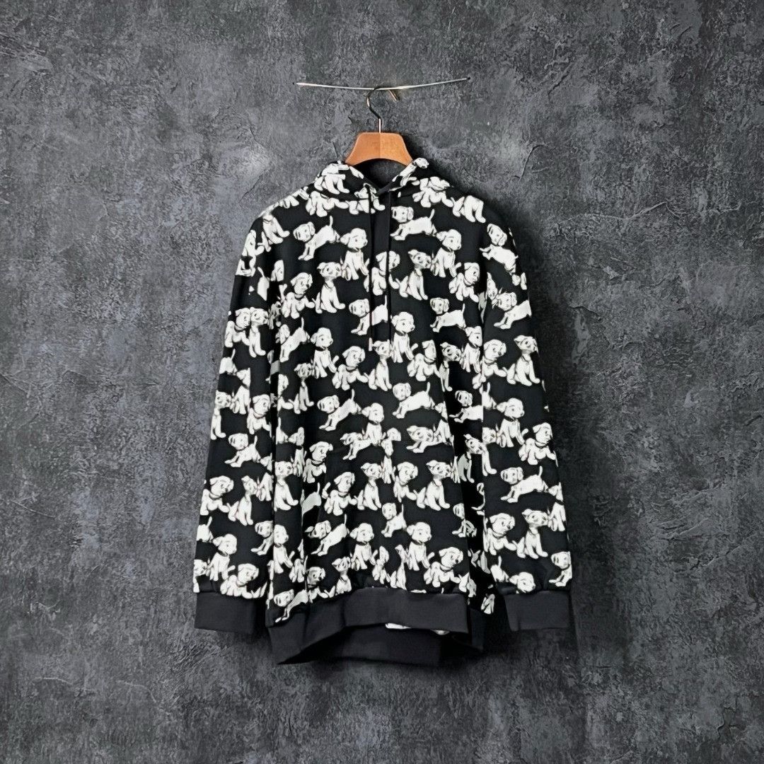 Celine Celine Cotton Printed Hoodie s Men Size US S / EU 44-46 / 1 - 1 Thumbnail
