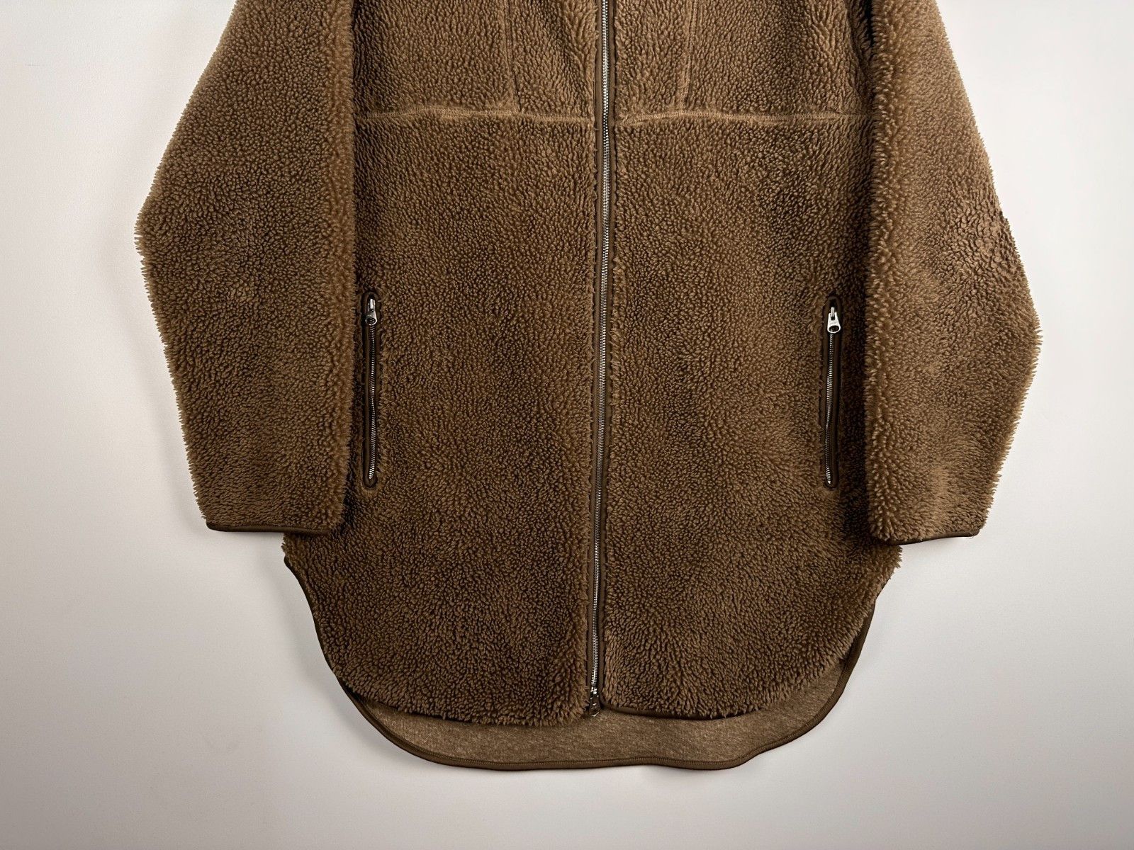 Arket Arket Hooded Pile Fleece Jacket Fool Zip Brown Womens Size M Size M / US 6-8 / IT 42-44 - 3 Thumbnail