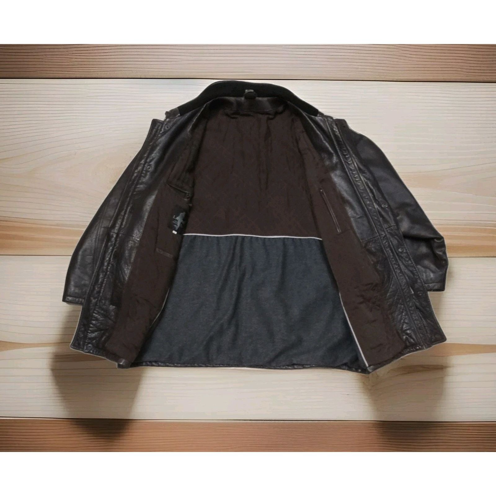 Vintage LATINI Genuine Leather Jacket Hand Made in Italy $1395 Size US M / EU 48-50 / 2 - 3 Thumbnail