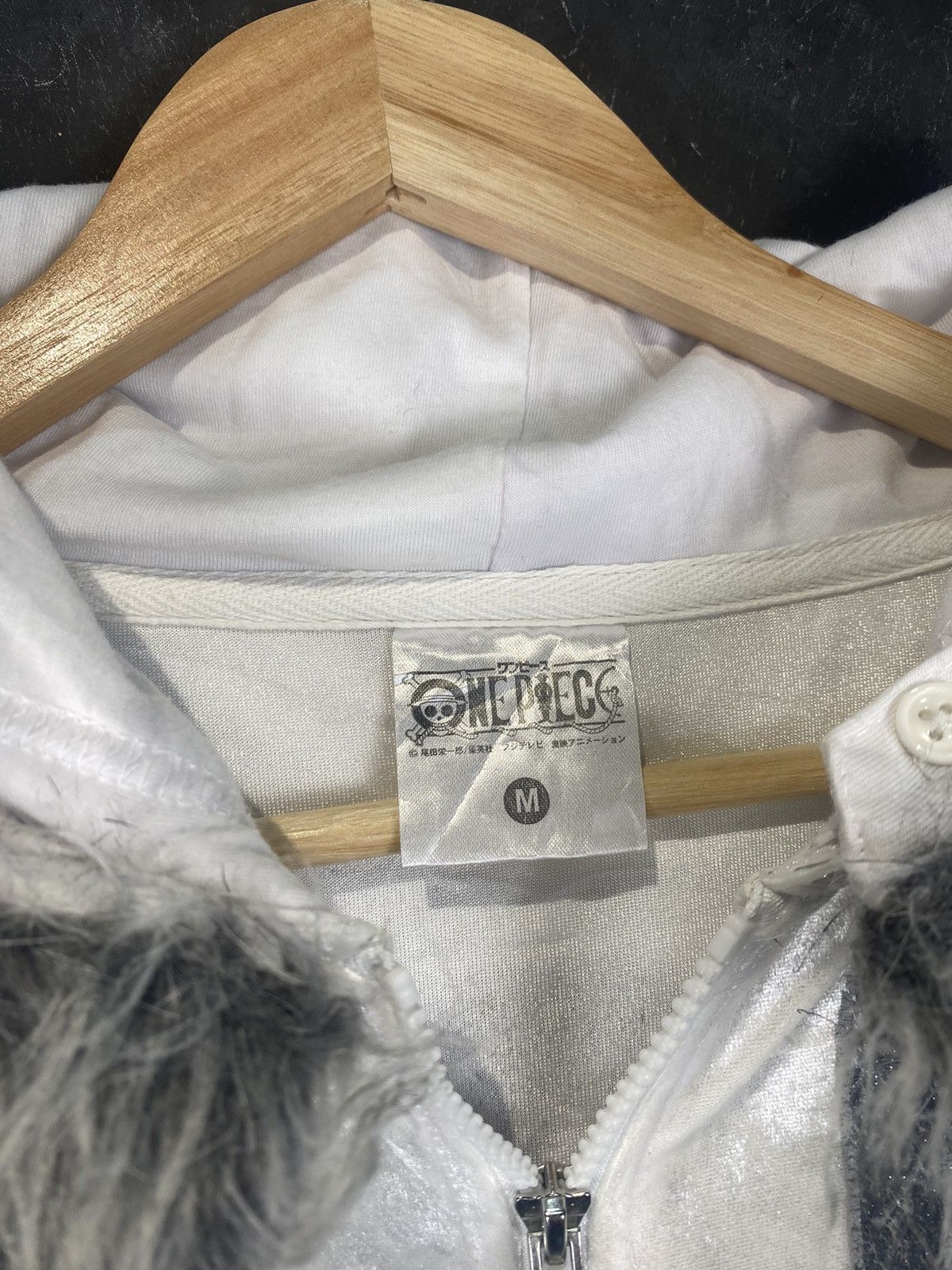 If Six Was Nine Rare y2k One Piece Anime Fur Zipped Up Hoodie Size US M / EU 48-50 / 2 - 5 Thumbnail