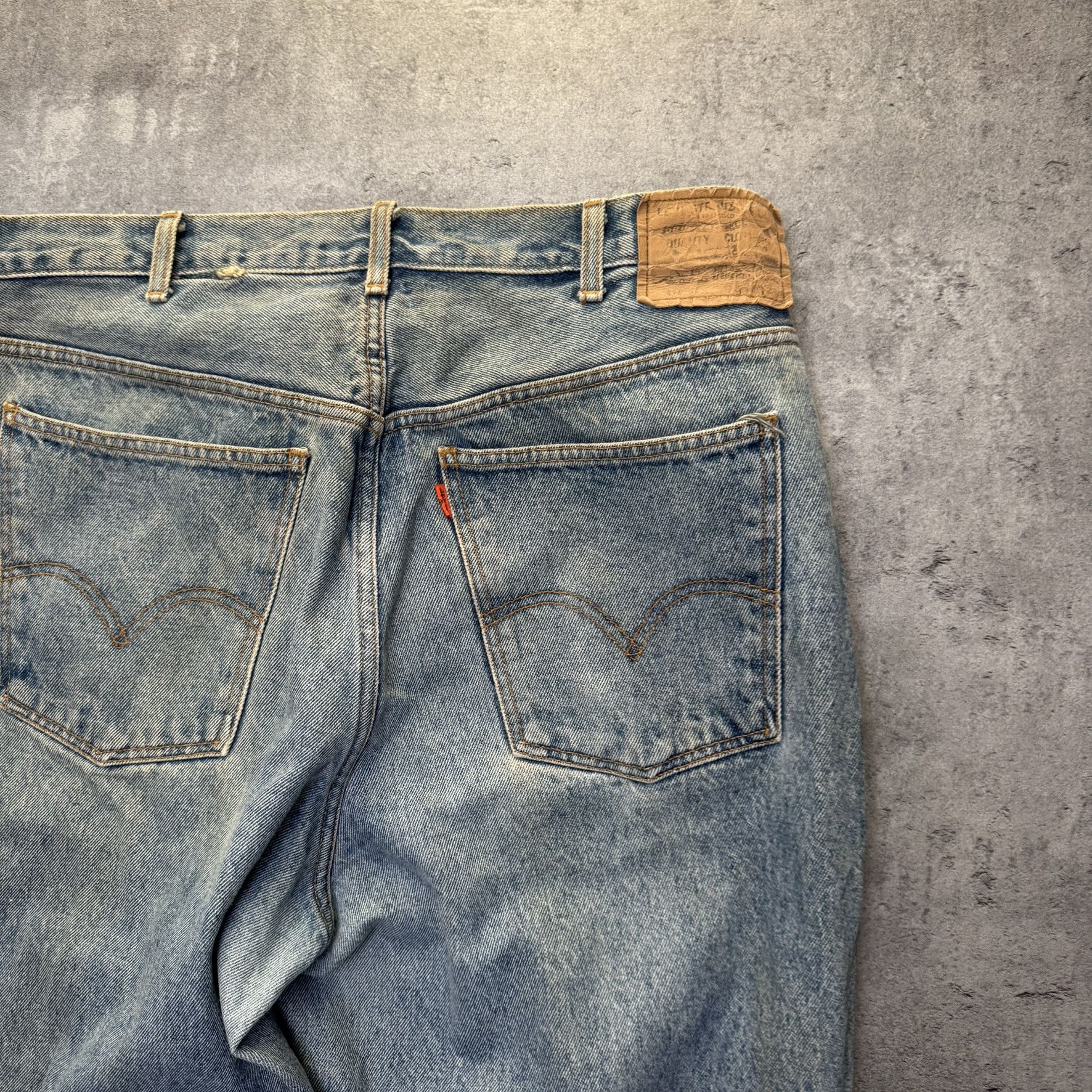Levi's × Levi's Vintage Clothing Levi's 416 Orange Tab tapered stonewash jeans Size US 36 / EU 52 - 12 Thumbnail