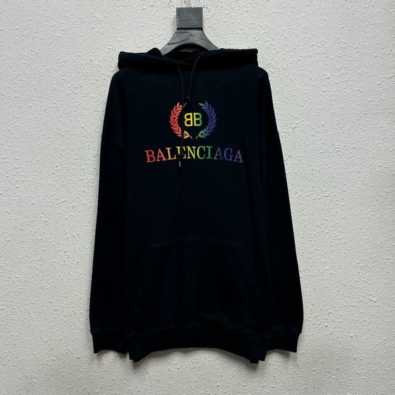 Balenciaga Balenciaga Graded colorful wheat ear hoodie sweater Size US S / EU 44-46 / 1 - 1 Thumbnail