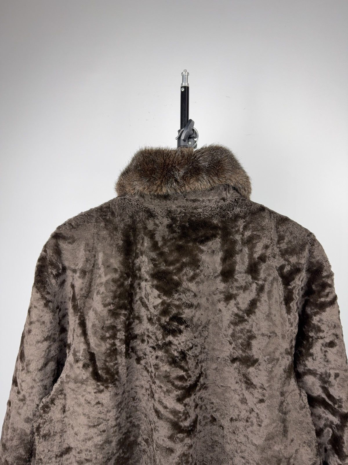 Japanese Brand Vintage Luxury Avant Garde Retro Japanese Fur Mohair Coat Size S / US 4 / IT 40 - 8 Thumbnail