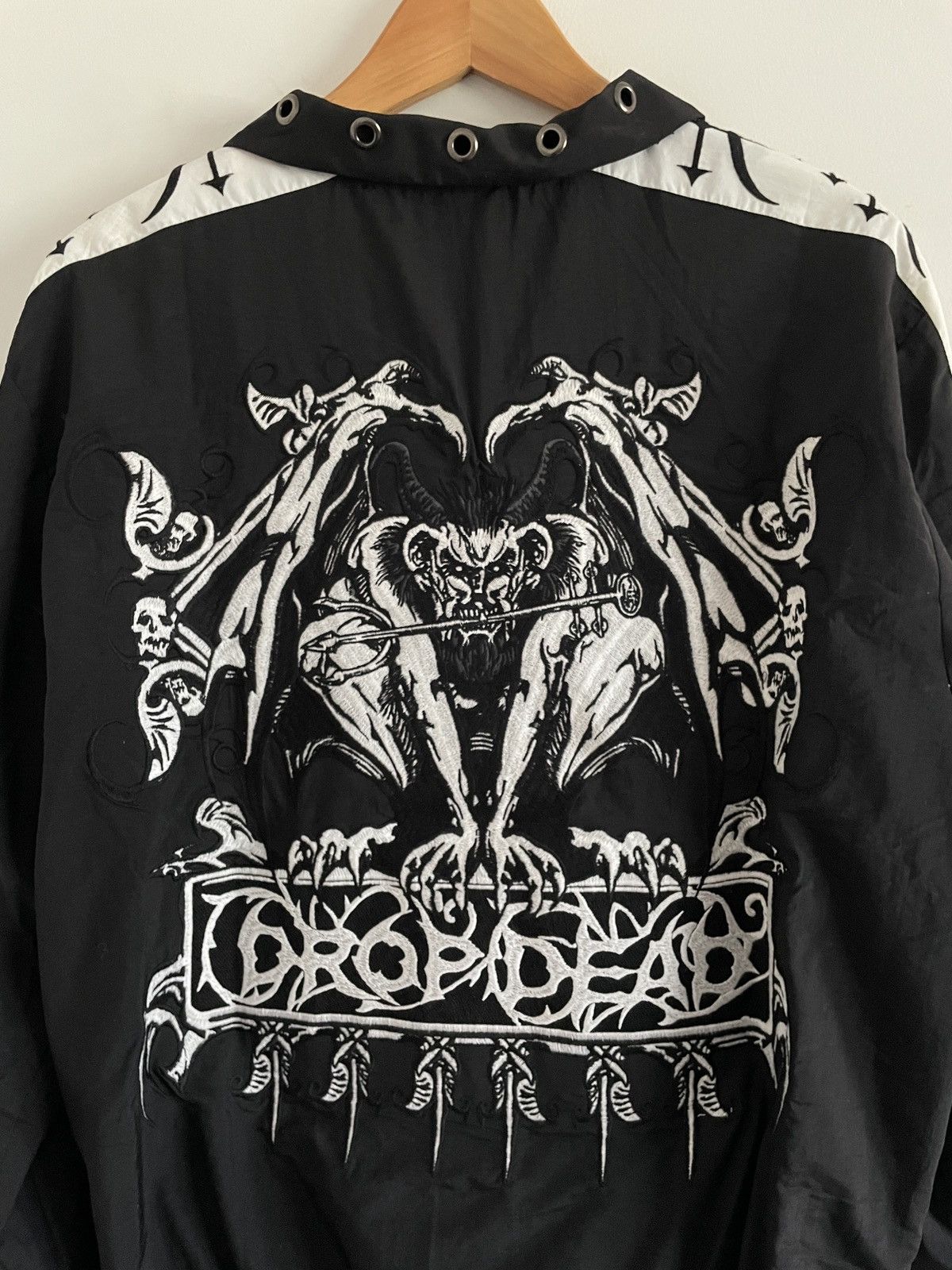 Drop Dead Clothing EMBROIDERED 2 LAYER NYLON JACKET Size US L / EU 52-54 / 3 - 3 Thumbnail