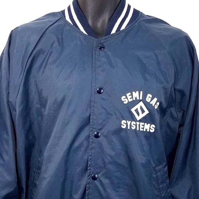 Vintage VINTAGE Hartwell Semi Gas Satin Bomber Jacket Mens Size L Blue 80s Made In USA Flight/Bomber Mens Bullets Size US L / EU 52-54 / 3 - 2 Thumbnail