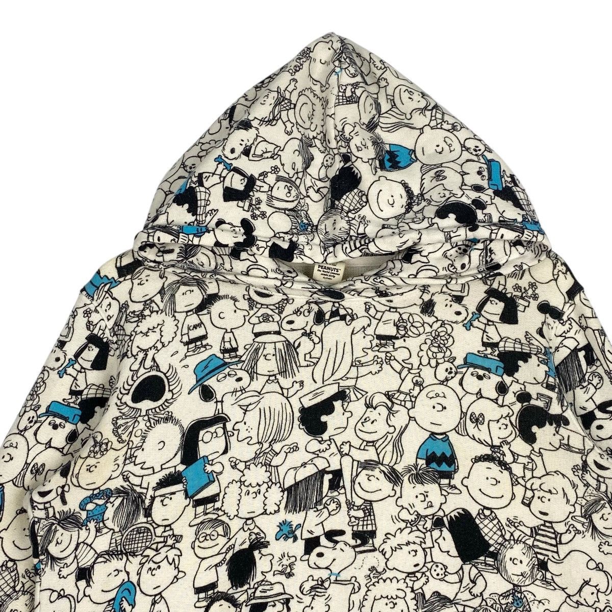 Peanuts × Uniqlo Vintage Peanuts Snoopy Uniqlo Printed Hoodies White Size US L / EU 52-54 / 3 - 4 Thumbnail