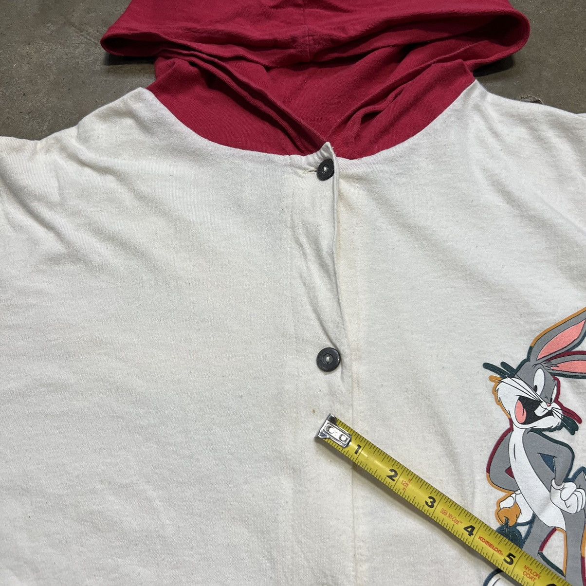 Vintage × Warner Bros Vintage 90s Bugs Bunny Looney Tunes Hoodie Graphic Tee Size US L / EU 52-54 / 3 - 3 Thumbnail