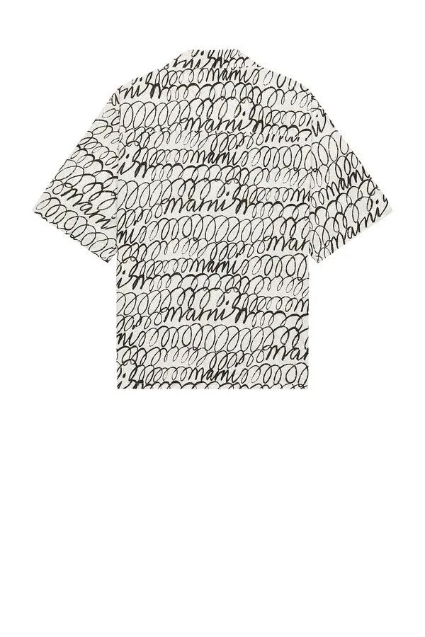 Marni o1w1db11125 Short Sleeve Shirt in White Size US M / EU 48-50 / 2 - 2 Thumbnail