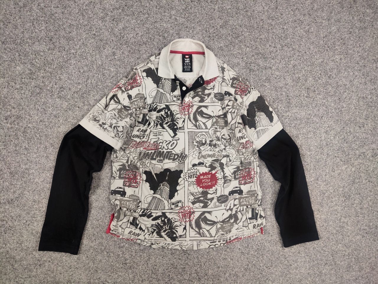 Ecko Unltd. Vintage Ecko Unltd Y2K Style All Logo Long sleeve Sweatshirt Size US S / EU 44-46 / 1 - 8 Thumbnail