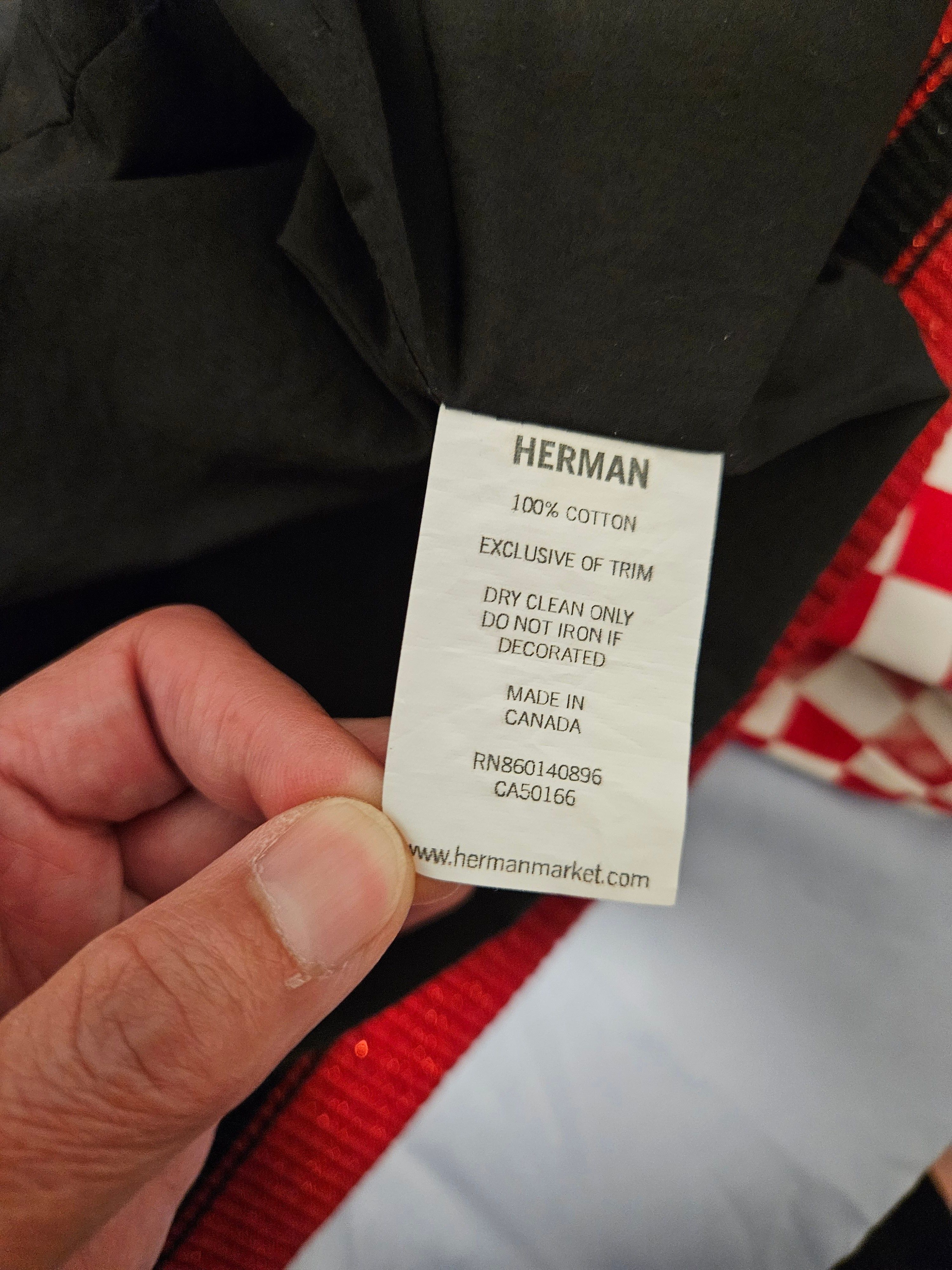 Herman Market Checkered Bomber Jacket with Embroidery Size US M / EU 48-50 / 2 - 8 Thumbnail