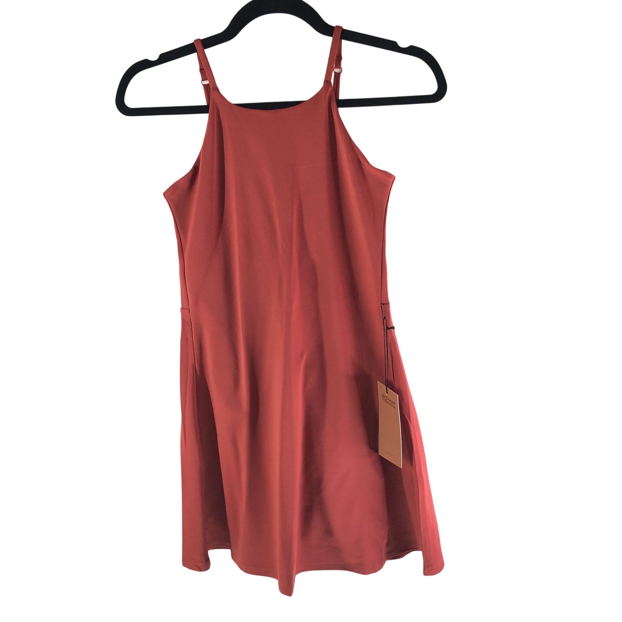 Girlfriend Collective Girlfriend Collective Naomi Tennis Dress Built in Bra Shorts Size L / US 10 / IT 46 - 1 Thumbnail