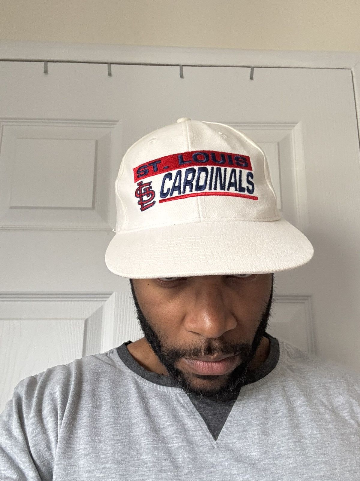 Logo Athletic × MLB × Vintage Vintage logo athletic St. Louis Cardinals snapback hat cap Size ONE SIZE - 3 Thumbnail