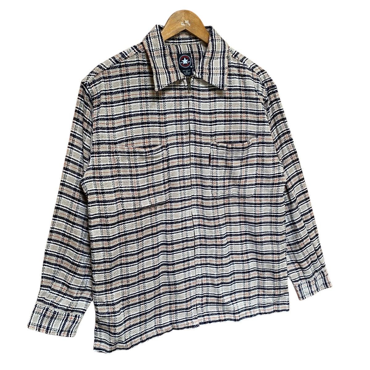 Converse × Vintage 🔥90s CONVERSE PLAID WORKER JACKET Size US L / EU 52-54 / 3 - 3 Thumbnail