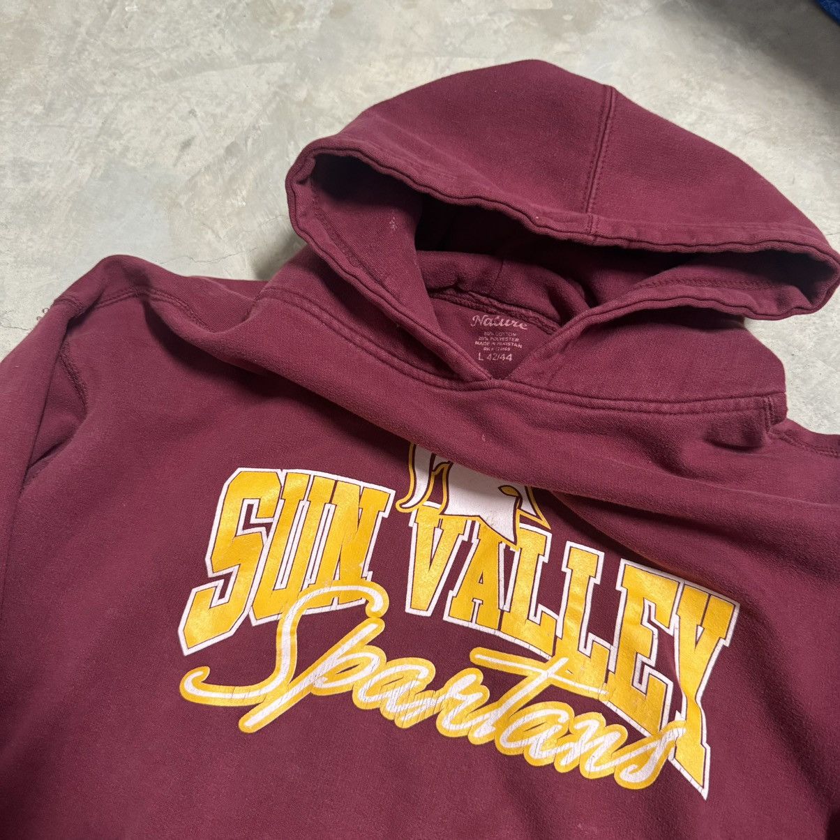 Vintage Vintage 90s Y2K Sun Valley Spartans faded hoodie Size US L / EU 52-54 / 3 - 4 Thumbnail