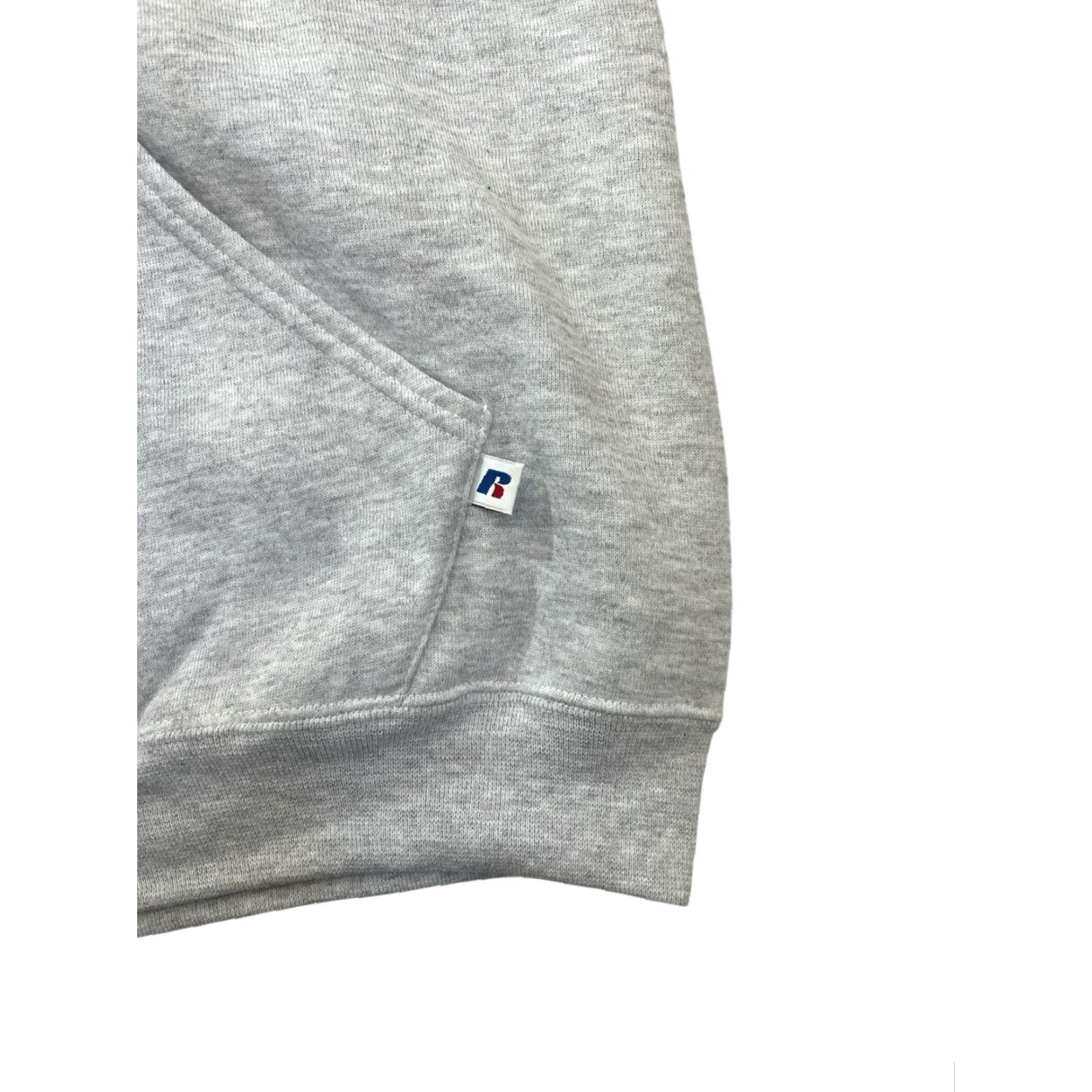 Russell Athletic VINTAGE Russell Athletic Hoodie Mens XL Deadstock NWT 2010s Birch Grey Pullover Gray Sweatshirt Long Sleeves Hoodie Authentic Womens/Mens Size US XL / EU 56 / 4 - 6 Thumbnail