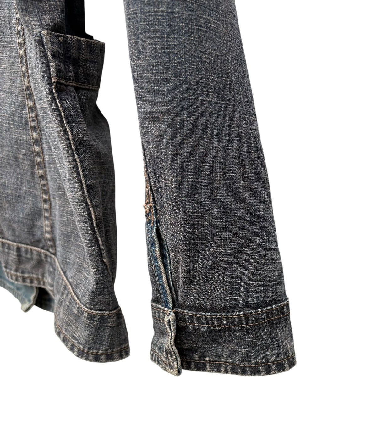 Japanese Brand Rna Riversible Streetwear Women Denim Jacket Size S / US 4 / IT 40 - 15 Thumbnail
