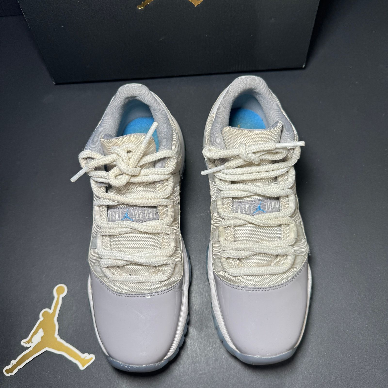 Jordan Brand × Nike Size 7 - Air Jordan 11 Retro Low GS Cement Grey Men's Shoes Size US 7 / EU 40 - 4 Thumbnail