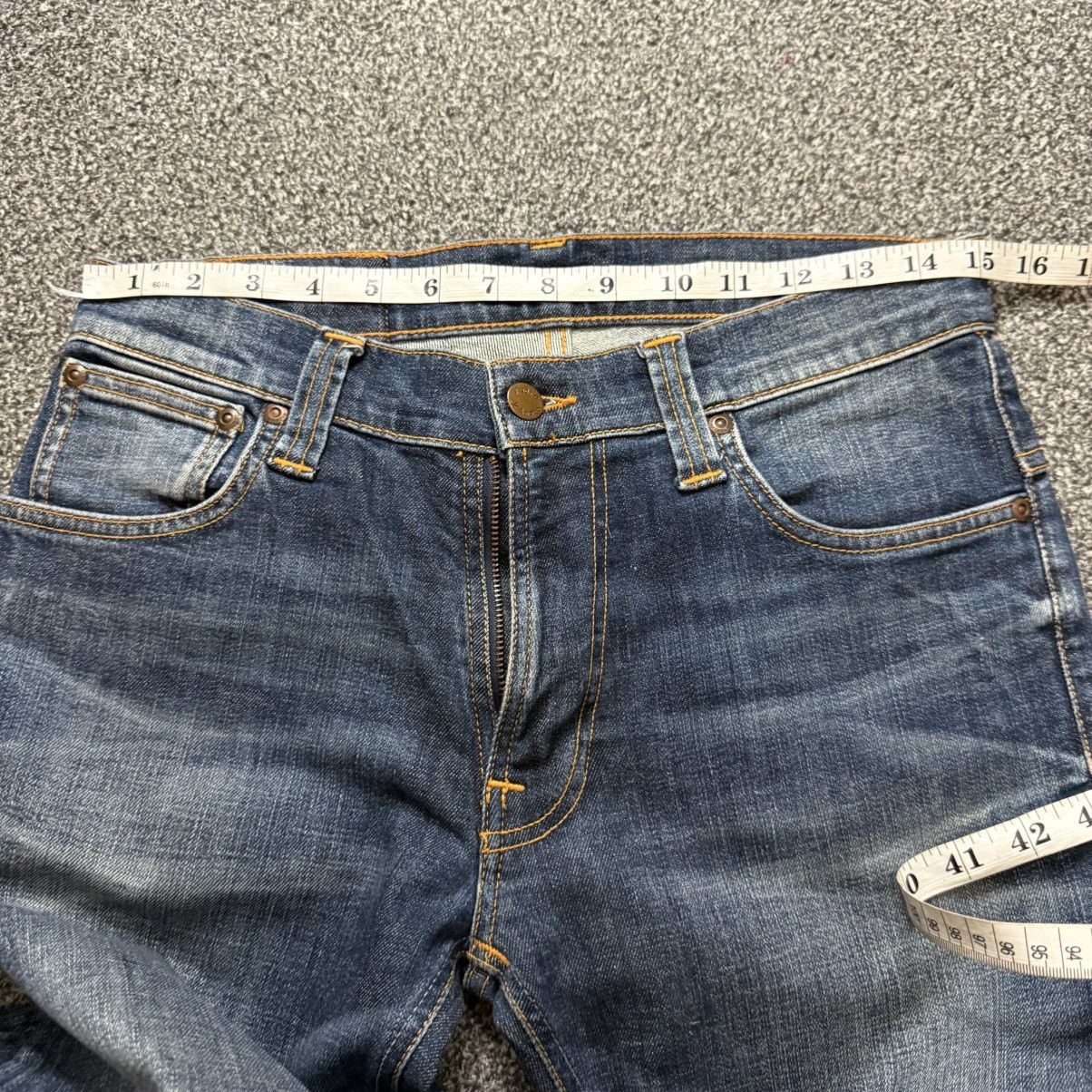 Japanese Brand 🔥🔥🇯🇵 Nudie Organic Dusk Indigo Seditionaries Jeans Size US 30 / EU 46 - 8 Thumbnail
