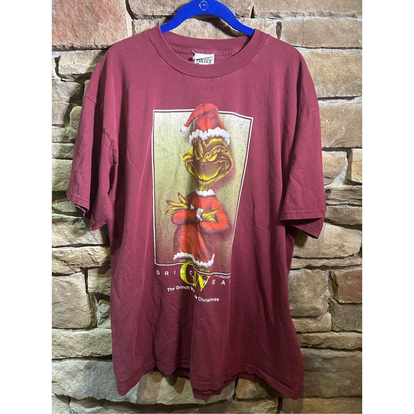 Vintage Men’s XL - Vintage 1997 Dr. Suess The Grunch Tshirt Tultex C Size US XL / EU 56 / 4 - 1 Thumbnail