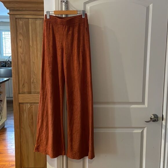 Simon Miller Simon Miller Loa French Terry wide leg pants caramel Euc s Size 27" / US 4 / IT 40 - 4 Thumbnail