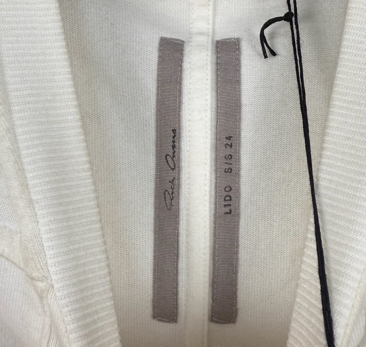 Rick Owens Rick Owens 24SS New Arrival White Sleeveless Vest / Tank Top Size US S / EU 44-46 / 1 - 5 Thumbnail