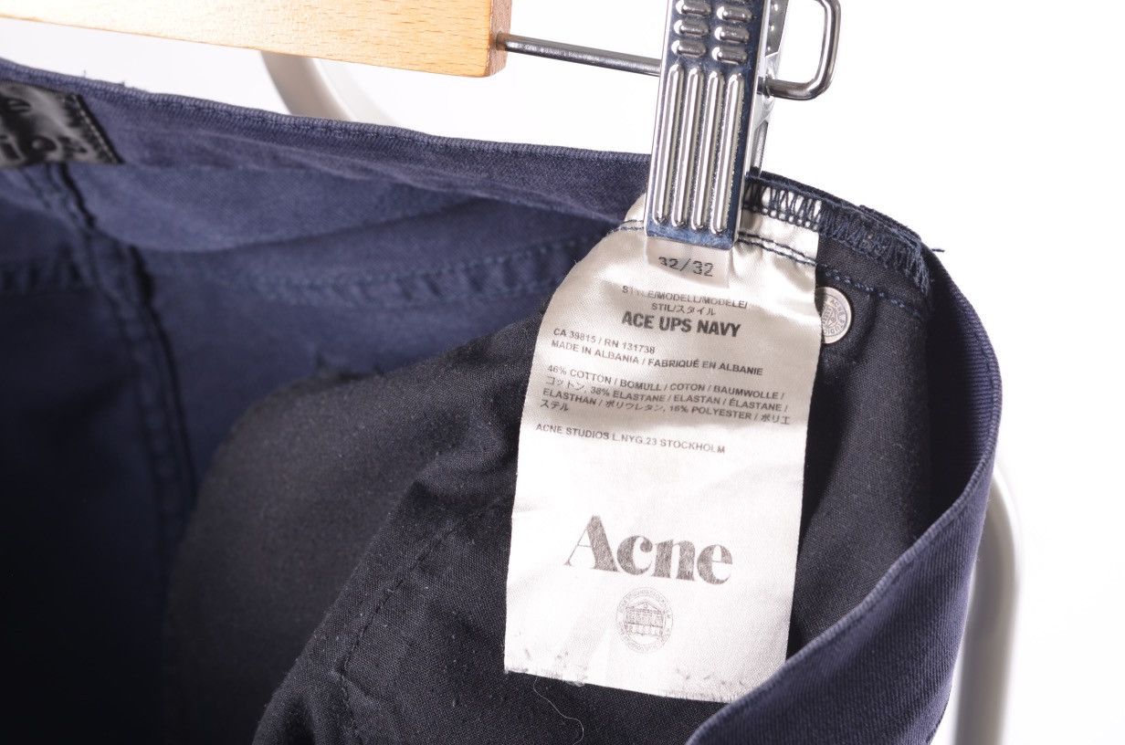 Acne Studios Acne Studios Ace Ups Navy jeans pants sz 32 Size US 32 / EU 48 - 5 Thumbnail