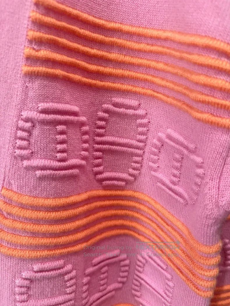 Hermes Hermes Pig Nose Long Knitted Cardigan Jacket Size XXS / US 00 / IT 34 - 5 Thumbnail