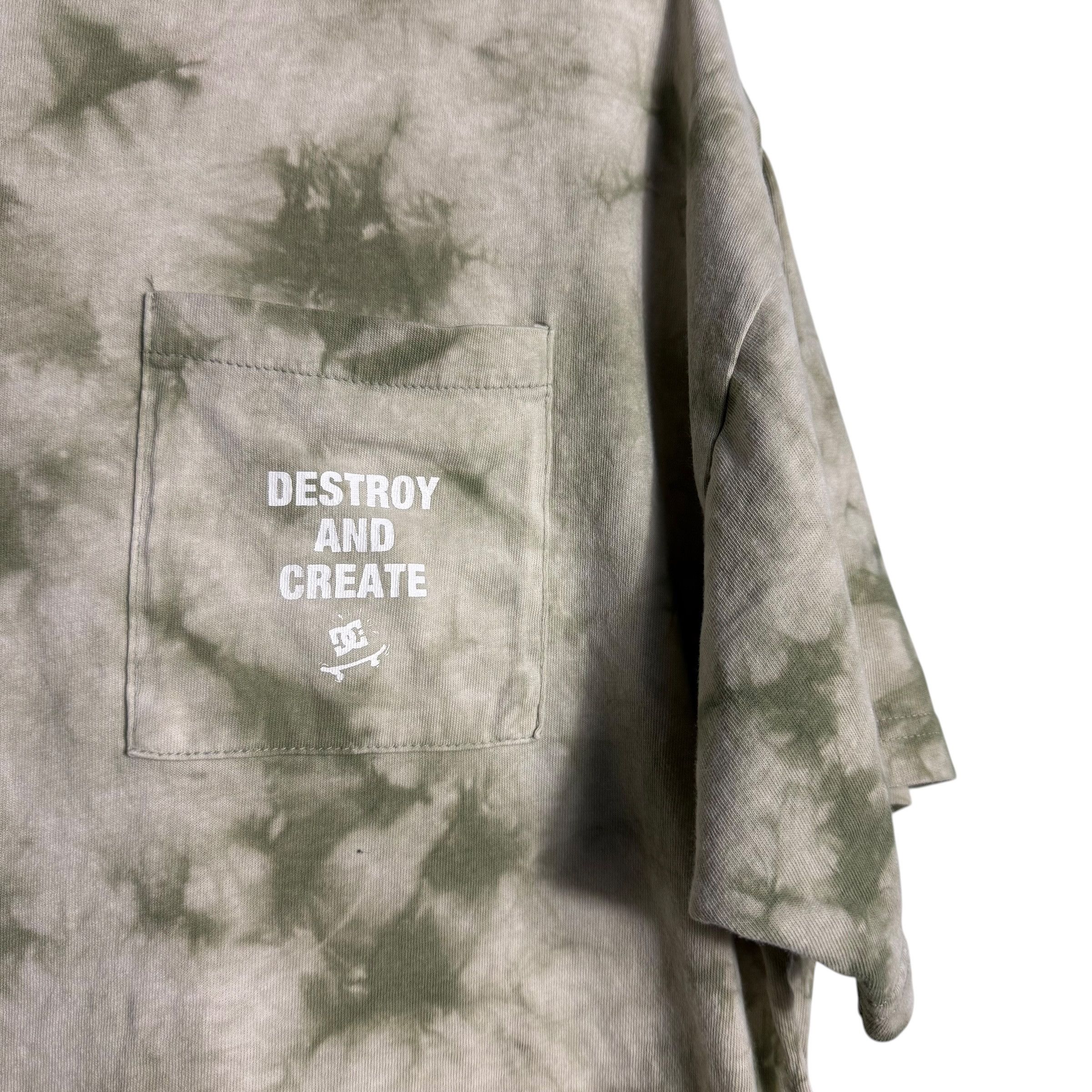DC 🔥RARE🔥DC Skateboard 'Destroy and Create' Tie Dye T-shirt Size US M / EU 48-50 / 2 - 5 Thumbnail