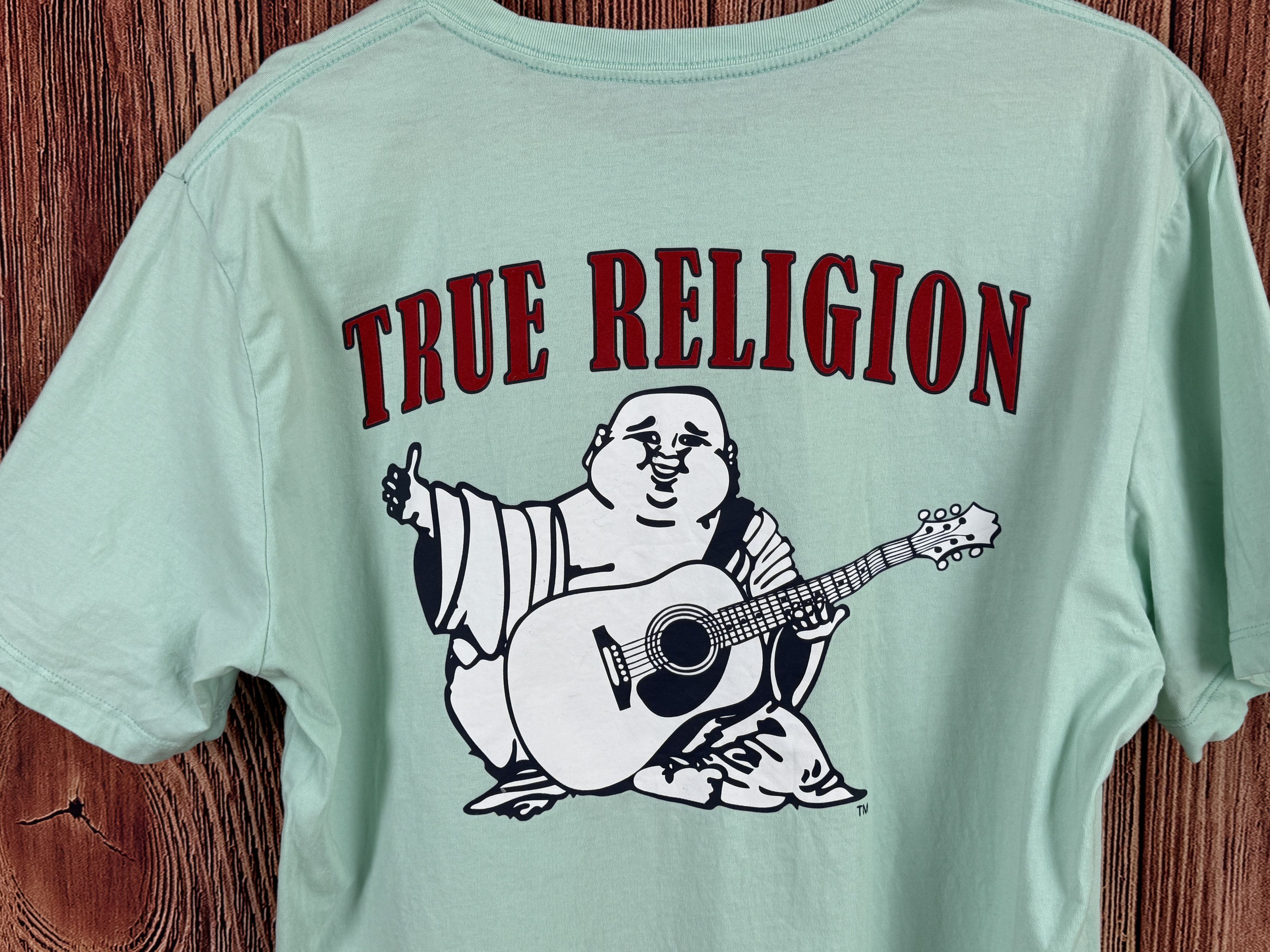 True Religion Vintage True Religion Big Buddha Tee Shirt Size US L / EU 52-54 / 3 - 3 Thumbnail