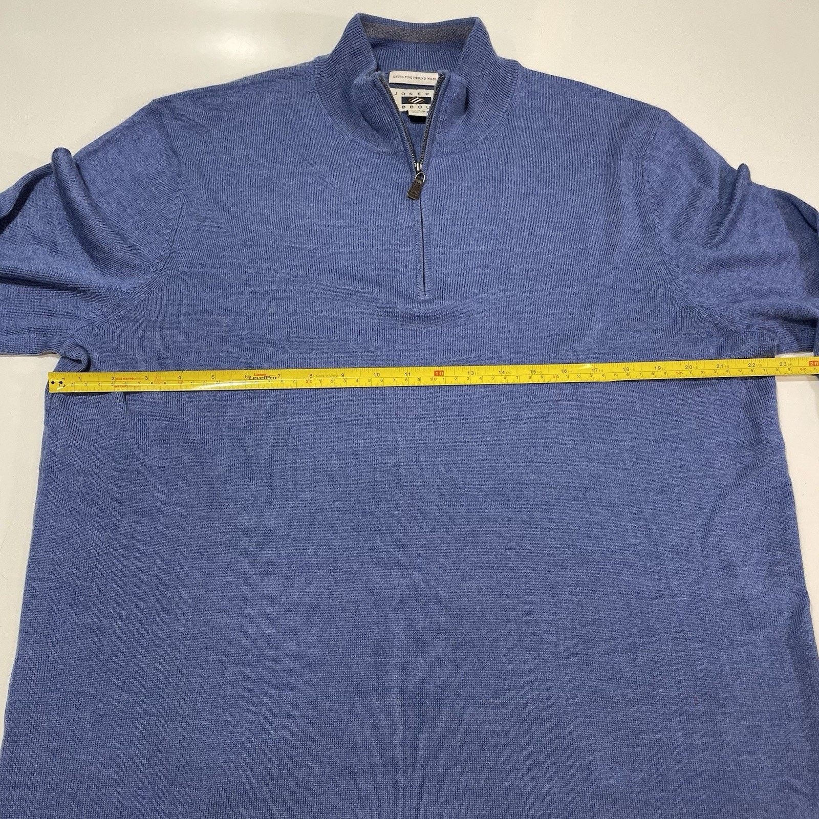 Joseph Abboud Joseph Abboud Merino Wool Mens XL T 1/4 Zip Pullover Sweater Size US XL / EU 56 / 4 - 5 Thumbnail