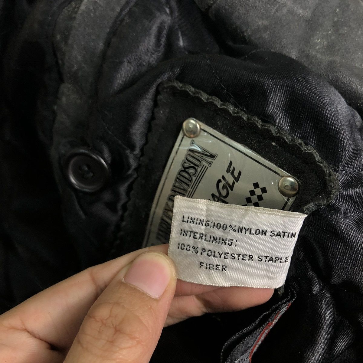 Harley Davidson 🔥VINTAGE LEATHER JACKET HARLEY DAVIDSON SCREAMING EAGLE USA Size US M / EU 48-50 / 2 - 16 Thumbnail
