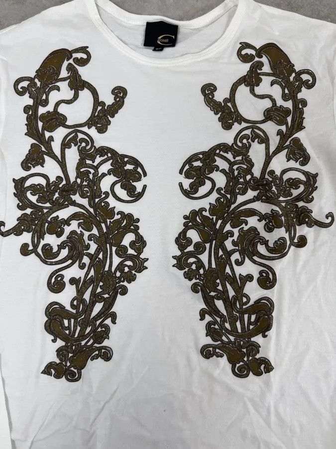 Just Cavalli 2000s Cavalli Ornament White Longsleeves Size US M / EU 48-50 / 2 - 7 Thumbnail